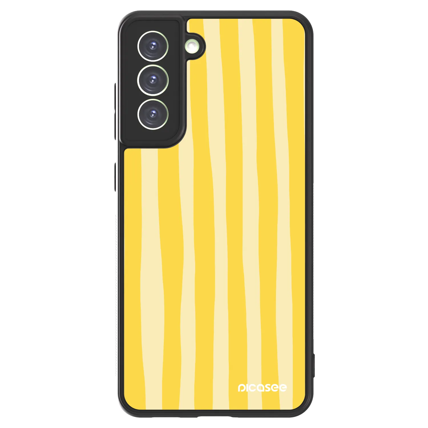 Picasee ULTIMATE CASE PowerShare za Samsung Galaxy S21 FE 5G - Lines lemon