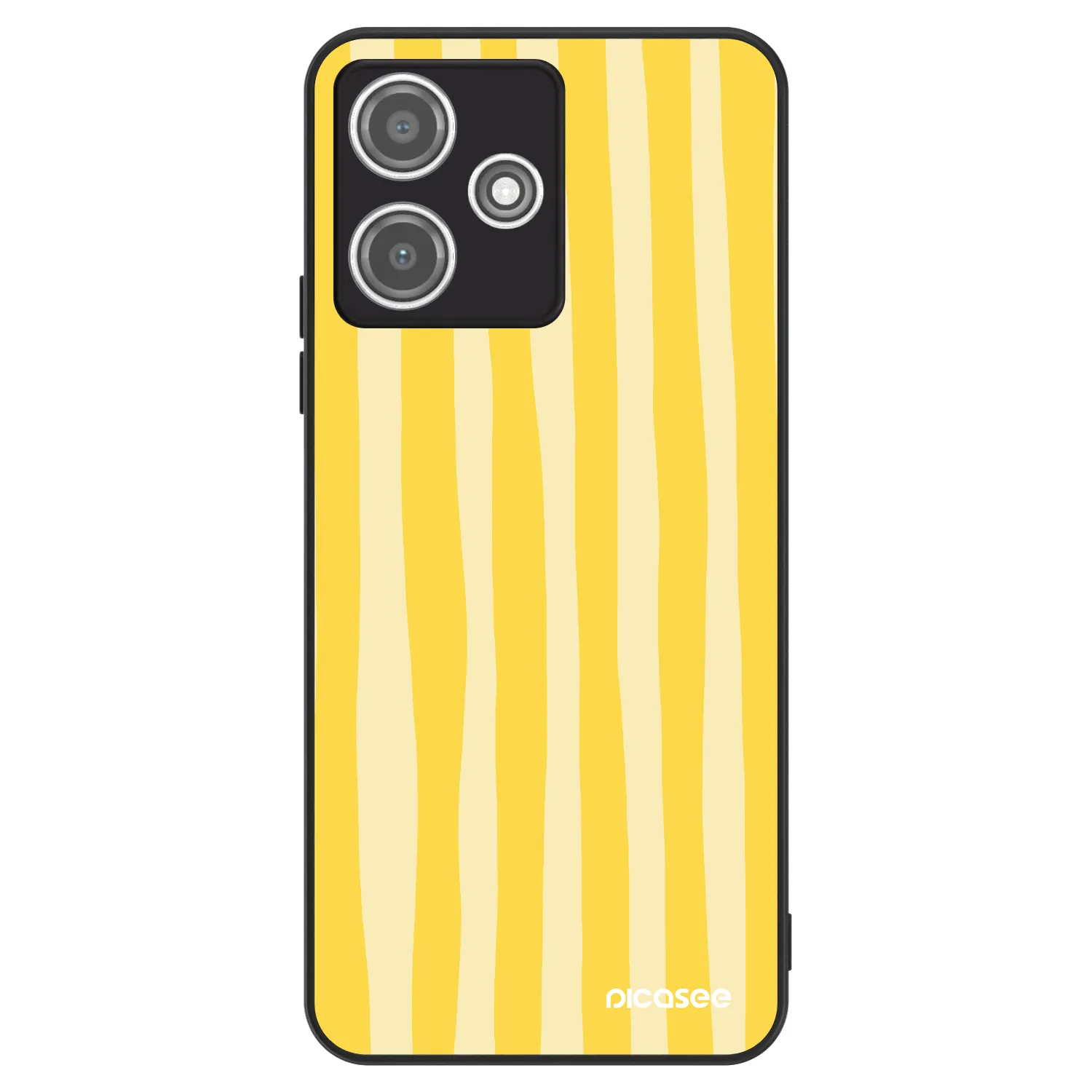 Picasee ULTIMATE CASE za Xiaomi Redmi 12 5G - Lines lemon