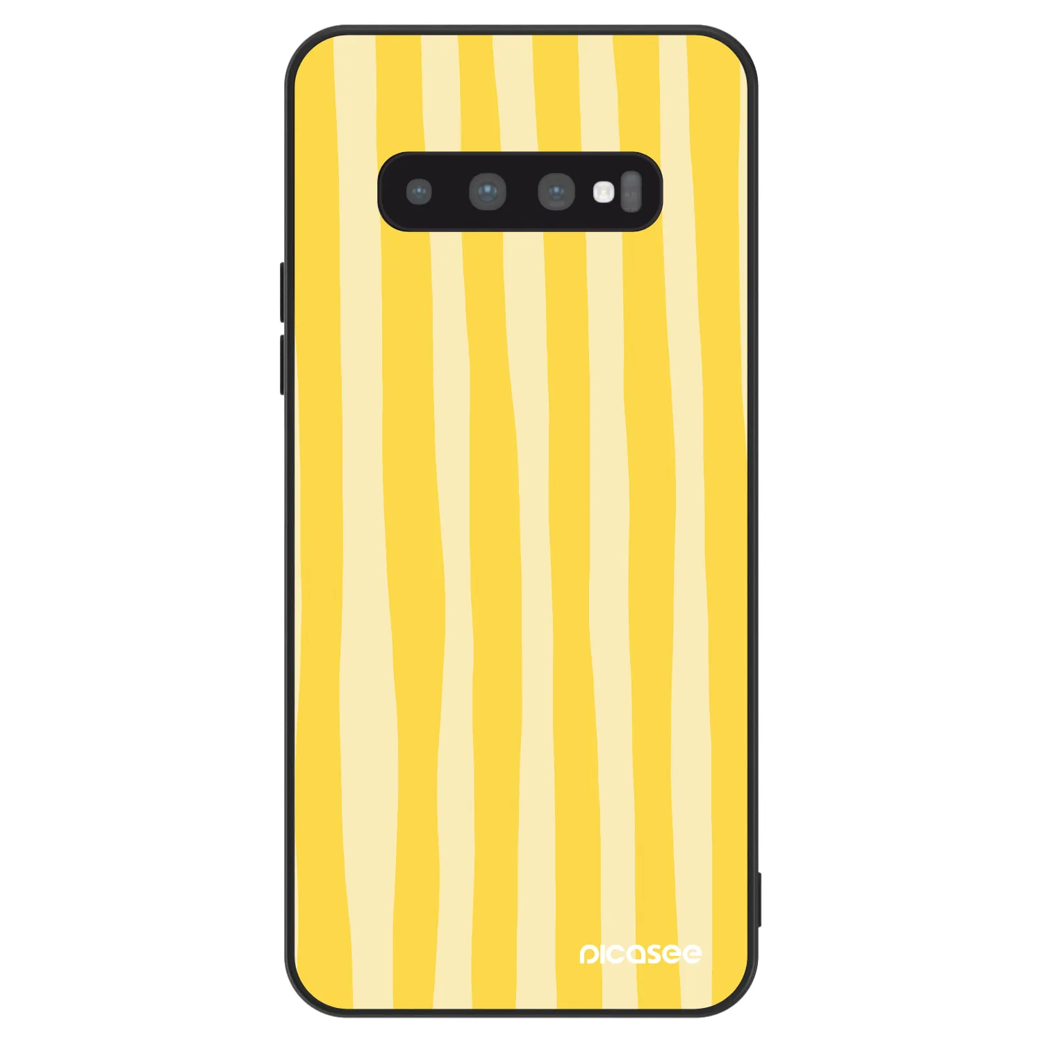 Picasee ULTIMATE CASE za Samsung Galaxy S10 Plus G975 - Lines lemon