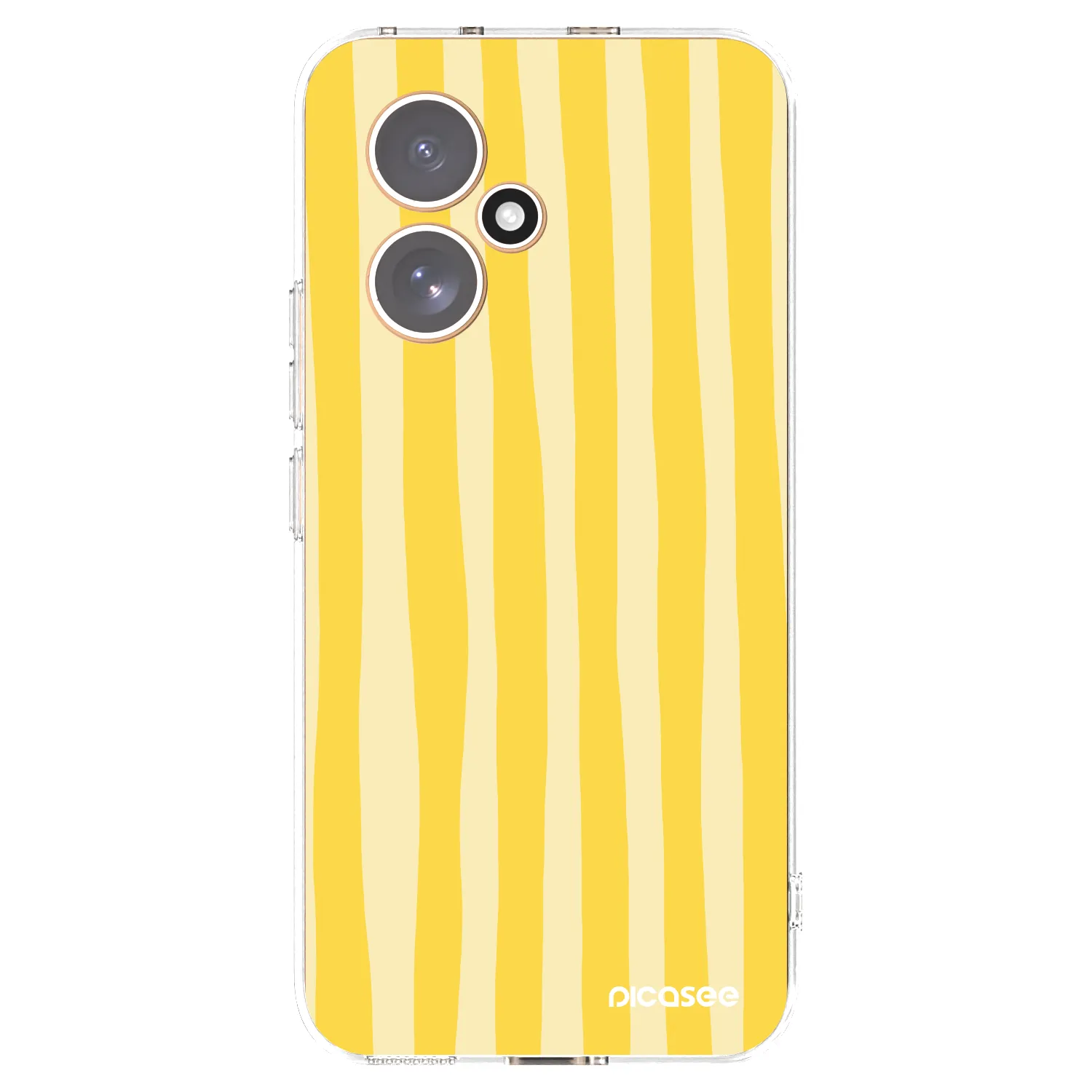 Picasee silikonski prozorni ovitek za Honor 400 5G - Lines lemon