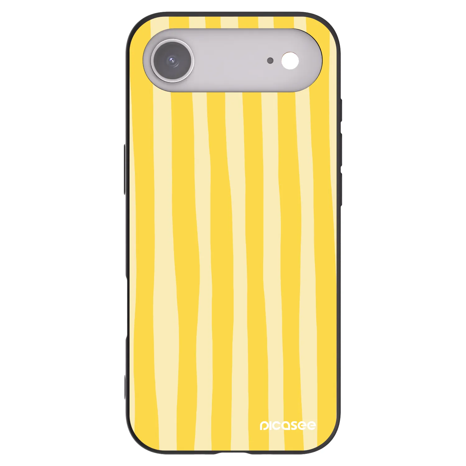 Picasee silikonski črni ovitek za Apple iPhone Air - Lines lemon