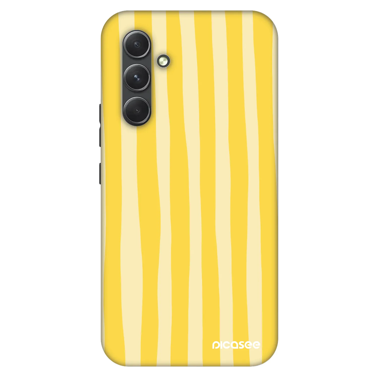 Picasee Fashion Case za Samsung Galaxy A54 5G A546B - Lines lemon