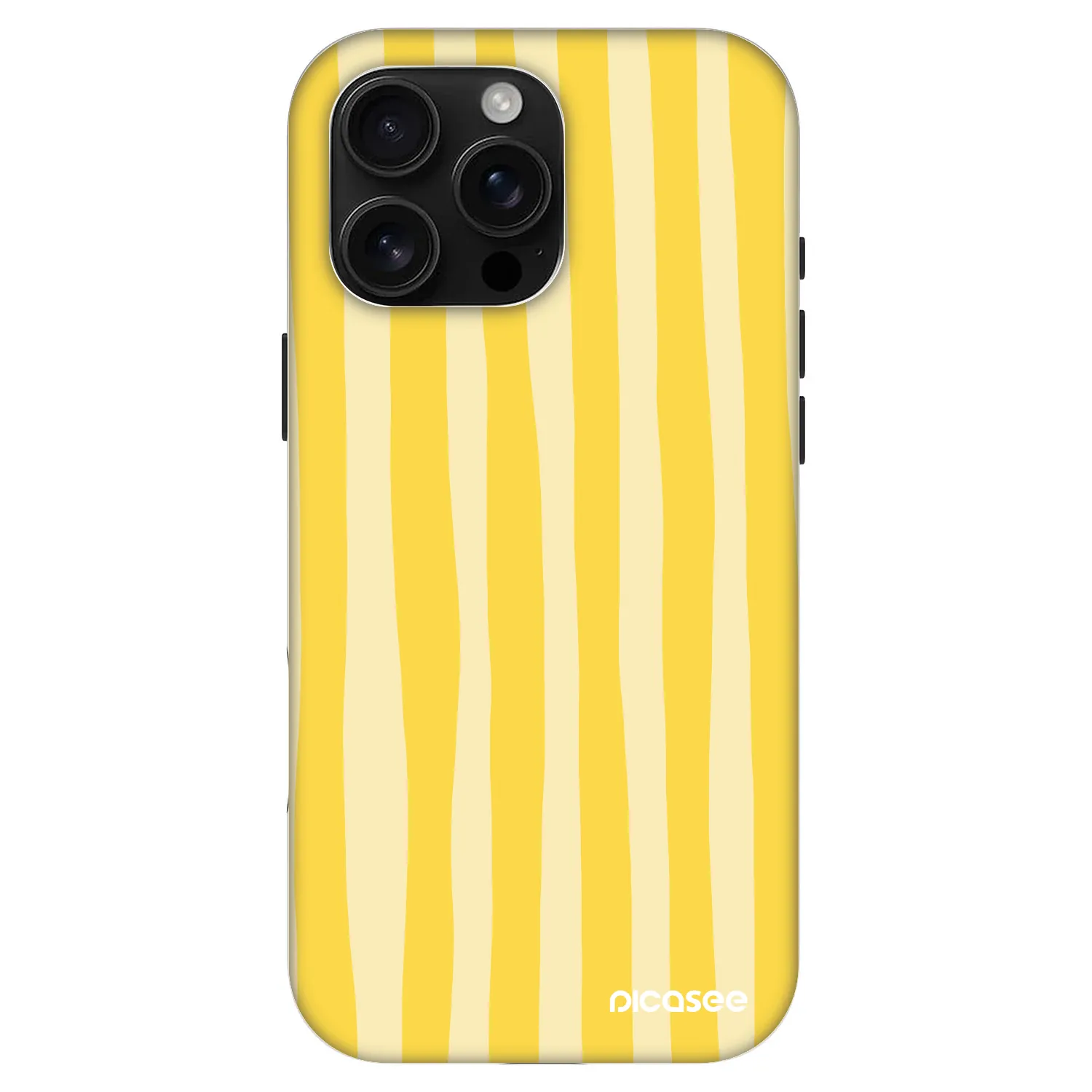 Picasee Fashion Case MagSafe za Apple iPhone 16 Pro Max - Lines lemon