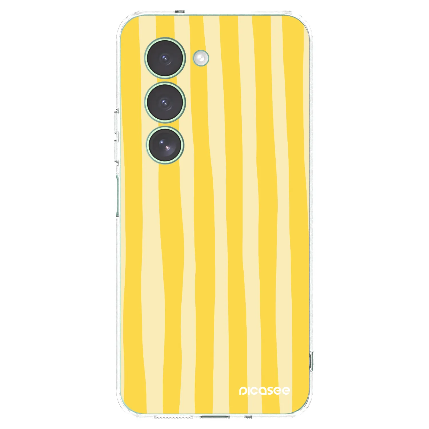 Picasee silikonski prozorni ovitek za Xiaomi Redmi 15 5G - Lines lemon