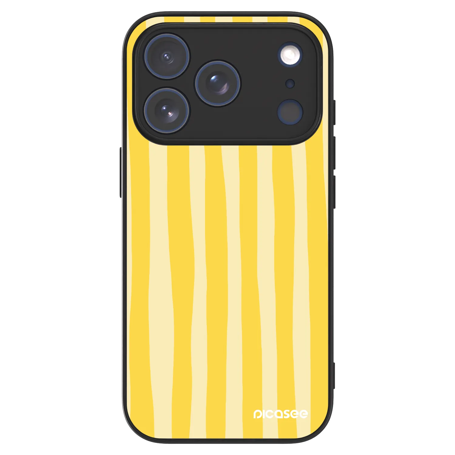 Picasee ULTIMATE CASE MagSafe za Apple iPhone 18 Pro - Lines lemon