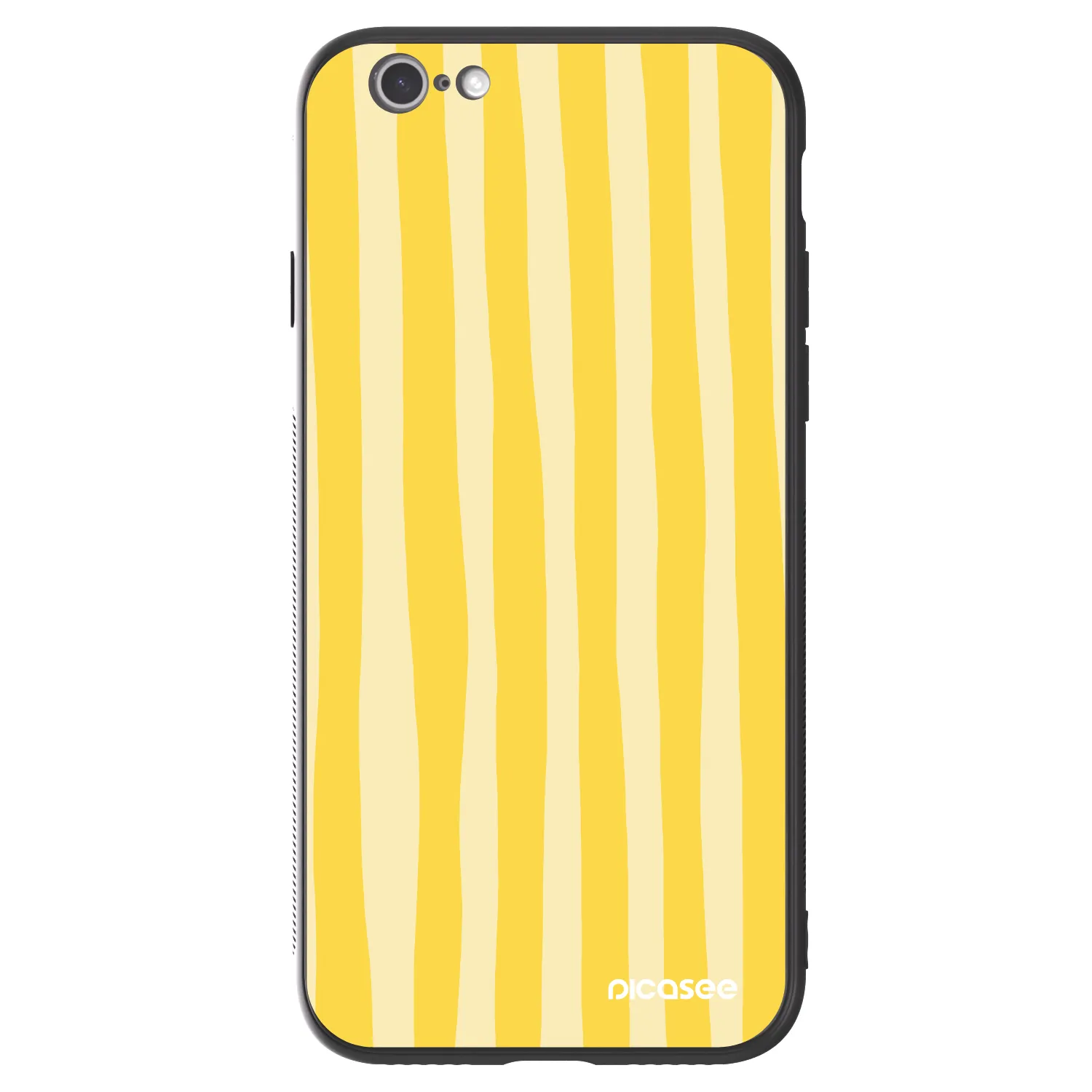 Picasee ULTIMATE CASE za Apple iPhone 6/6S - Lines lemon
