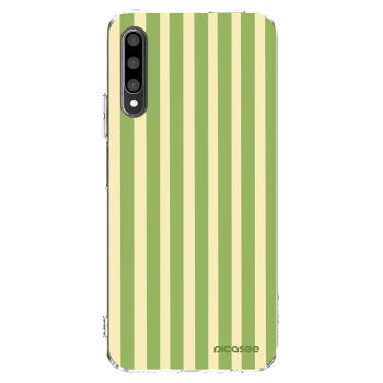 Picasee silikonski prozorni ovitek za Honor 9X Pro - Lines Matcha