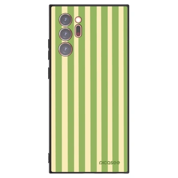 Picasee silikonski črni ovitek za Samsung Galaxy Note 20 Ultra - Lines Matcha