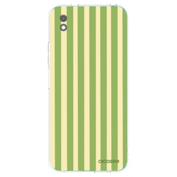 Picasee silikonski črni ovitek za Xiaomi Redmi 9A - Lines Matcha