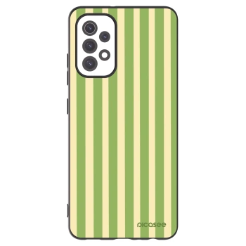 Picasee silikonski črni ovitek za Samsung Galaxy A32 5G A326B - Lines Matcha