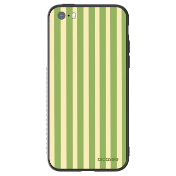 Ovitek za Apple iPhone 5/5S/SE - Lines Matcha