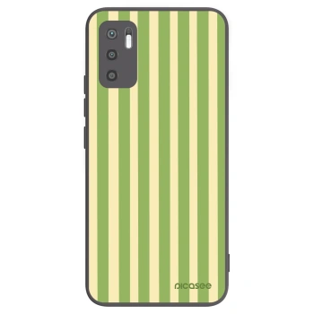 Picasee silikonski črni ovitek za Xiaomi Redmi Note 10 5G - Lines Matcha