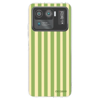 Picasee silikonski prozorni ovitek za Xiaomi Mi 11 Ultra - Lines Matcha