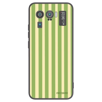 Picasee silikonski črni ovitek za Xiaomi Mi 11 Ultra - Lines Matcha