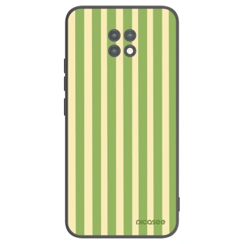 Picasee silikonski črni ovitek za Xiaomi Redmi Note 9T - Lines Matcha