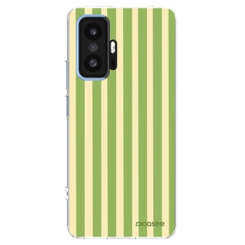 Picasee silikonski prozorni ovitek za Xiaomi 11T Pro - Lines Matcha
