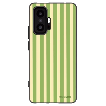 Picasee silikonski črni ovitek za Xiaomi 11T Pro - Lines Matcha