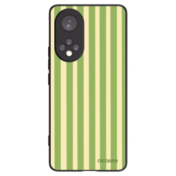 Picasee silikonski črni ovitek za Honor 50 5G - Lines Matcha