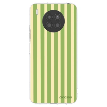 Picasee silikonski prozorni ovitek za Huawei Nova 8i - Lines Matcha