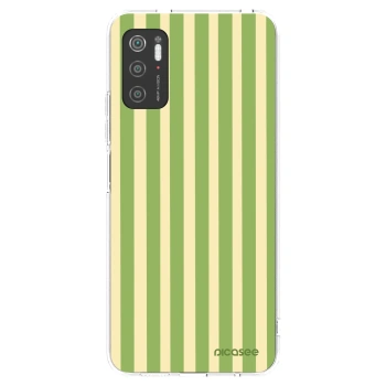 Picasee silikonski prozorni ovitek za Xiaomi Poco M3 Pro 5G - Lines Matcha