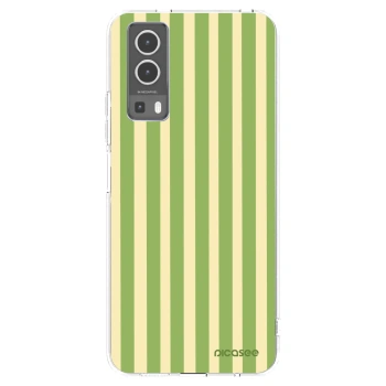 Picasee silikonski prozorni ovitek za Vivo Y72 5G - Lines Matcha