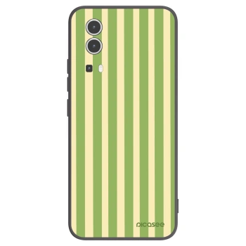 Picasee silikonski črni ovitek za Vivo Y72 5G - Lines Matcha