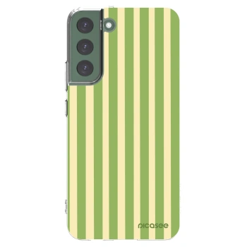 Picasee silikonski prozorni ovitek za Samsung Galaxy S22+ 5G - Lines Matcha
