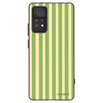Picasee silikonski črni ovitek za Xiaomi Redmi Note 11 Pro 5G - Lines Matcha