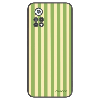 Picasee silikonski črni ovitek za Xiaomi Poco X4 Pro 5G - Lines Matcha
