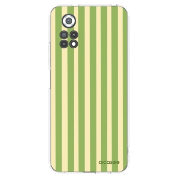 Picasee silikonski prozorni ovitek za Xiaomi Poco X4 Pro 5G - Lines Matcha