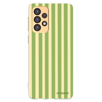 Picasee silikonski prozorni ovitek za Samsung Galaxy A33 5G A336 - Lines Matcha