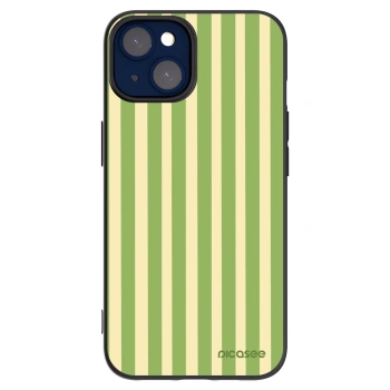 Picasee silikonski črni ovitek za Apple iPhone 14 - Lines Matcha