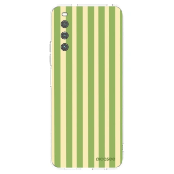 Picasee silikonski prozorni ovitek za Sony Xperia 10 IV 5G - Lines Matcha