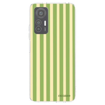Picasee silikonski prozorni ovitek za Xiaomi 12 Lite - Lines Matcha