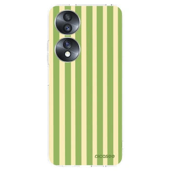 Picasee silikonski prozorni ovitek za Honor 70 - Lines Matcha