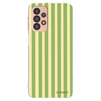 Picasee silikonski prozorni ovitek za Samsung Galaxy A23 A236B 5G - Lines Matcha