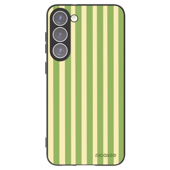 Picasee silikonski črni ovitek za Samsung Galaxy S23+ 5G - Lines Matcha
