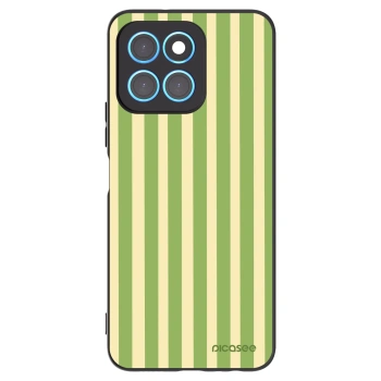 Picasee silikonski črni ovitek za Honor X8 5G - Lines Matcha