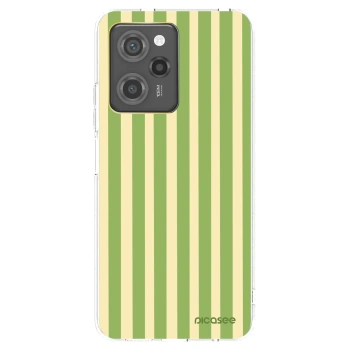Picasee silikonski črni ovitek za Xiaomi Poco X5 Pro - Lines Matcha