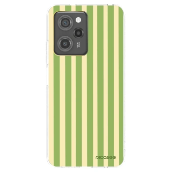 Picasee silikonski prozorni ovitek za Xiaomi Poco X5 Pro - Lines Matcha