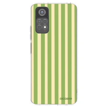 Picasee silikonski prozorni ovitek za Xiaomi Redmi Note 11S 5G - Lines Matcha