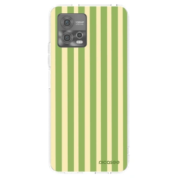 Picasee silikonski prozorni ovitek za Motorola Moto G72 - Lines Matcha