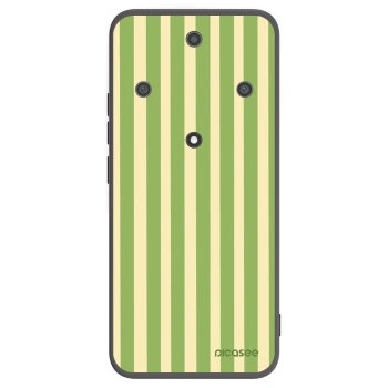 Picasee silikonski črni ovitek za Honor Magic5 Lite 5G - Lines Matcha