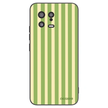 Picasee silikonski črni ovitek za Xiaomi 13 - Lines Matcha