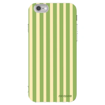 Picasee silikonski prozorni ovitek za Apple iPhone 6/6S - Lines Matcha
