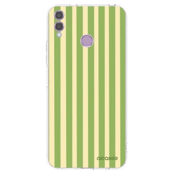 Picasee silikonski prozorni ovitek za Honor 8X - Lines Matcha