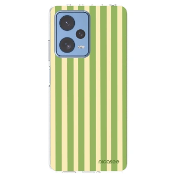 Picasee silikonski prozorni ovitek za Xiaomi Redmi Note 12 Pro 5G - Lines Matcha