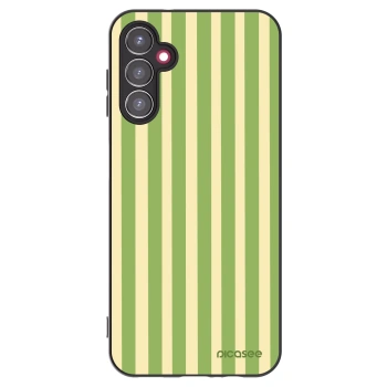 Picasee silikonski črni ovitek za Samsung Galaxy A14 5G A146P - Lines Matcha