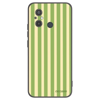 Picasee silikonski črni ovitek za Xiaomi Redmi 12C - Lines Matcha
