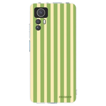 Picasee silikonski prozorni ovitek za Xiaomi Redmi Note 12S - Lines Matcha
